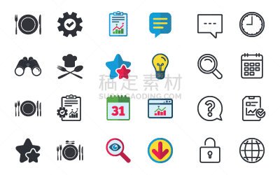 餐刀,盘子,帽子,首领,图标,银餐具,厨房器具,食品,膳食,叉