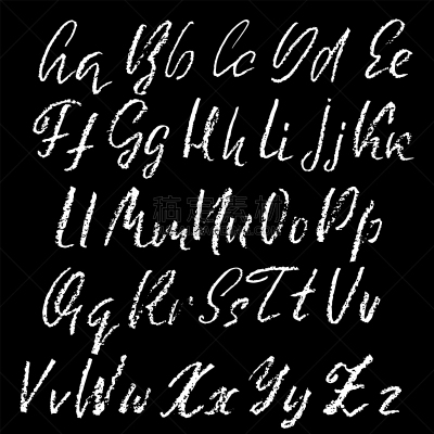 字母,粉笔画,华丽的,字母表次序,信函,标点符号,草图,模仿,手写,绘制