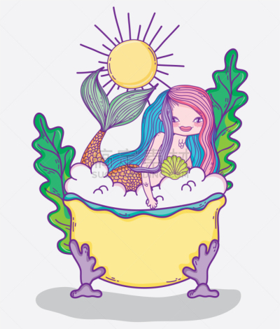 女人,美人鱼,擦洗盆,鸡尾酒,太阳,里面,发型,头发,女孩,水下