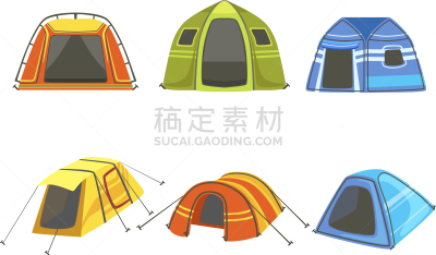 旅行者,帐篷,徒步旅行,旅途,运动,马奇,露营,布置,休闲