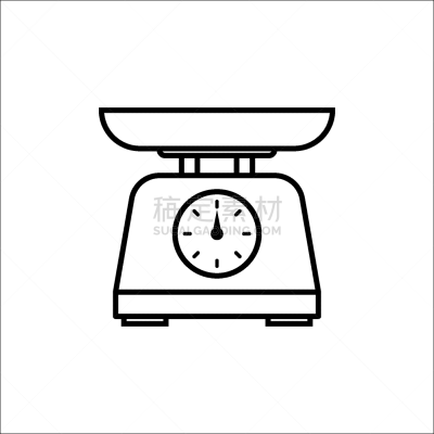 分离着色,白色,碗,厨房秤,测量工具,食品,平衡,千克,图像,烹调