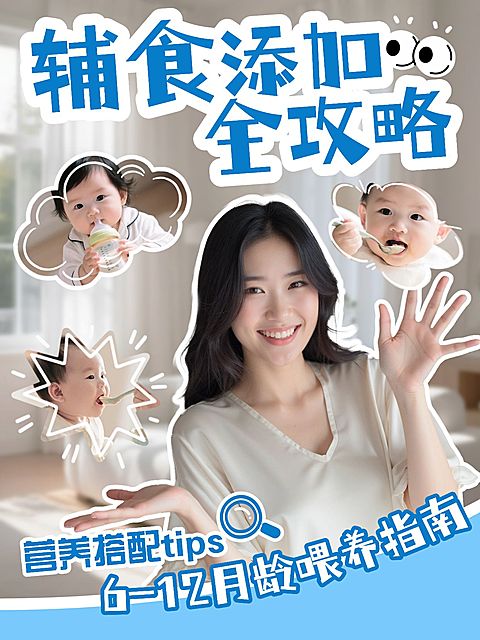 母婴攻略科普分享网感视频封面小红书封面