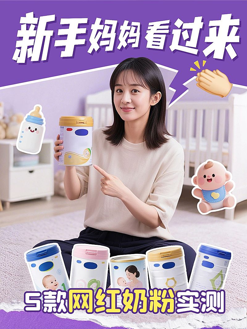 母婴亲子育儿好物推荐测评选购指南分享小红书封面