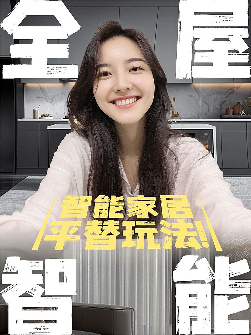 家居装修玩法分享特色文字排版小红书封面aigc