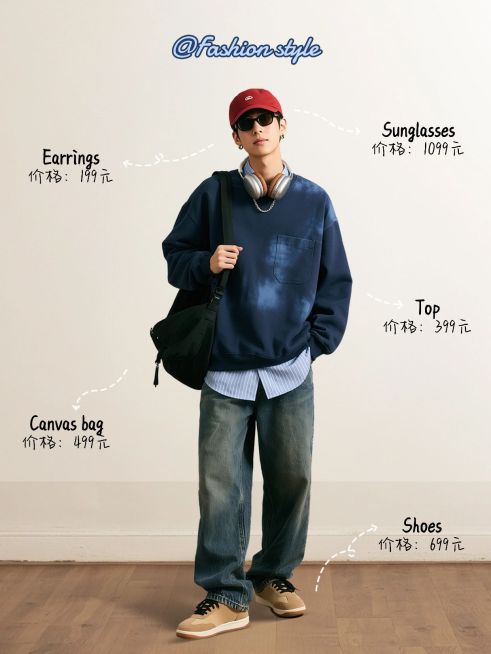 营销卖货时尚穿搭攻略分享小红书封面aigc预览效果