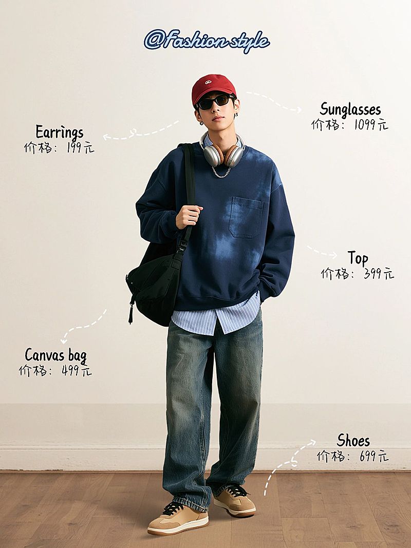 营销卖货时尚穿搭攻略分享小红书封面aigc