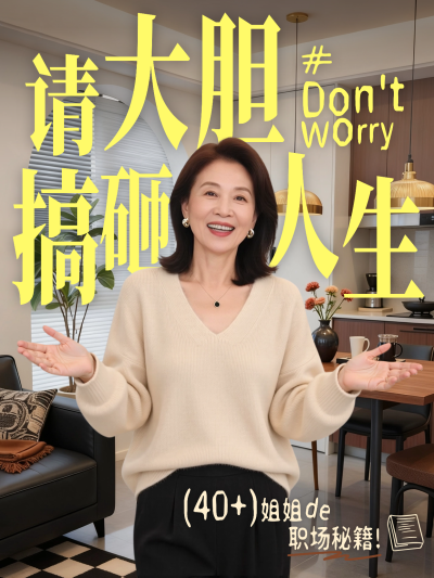 职场生存技巧分享吸睛松弛感人像小红书封面