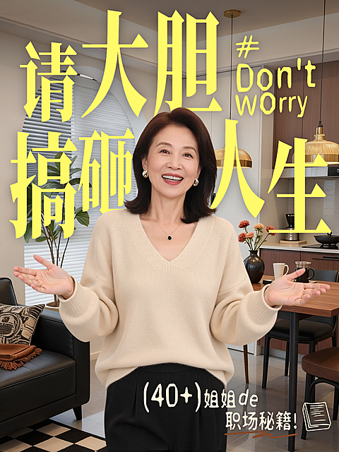 职场生存技巧分享吸睛松弛感人像小红书封面