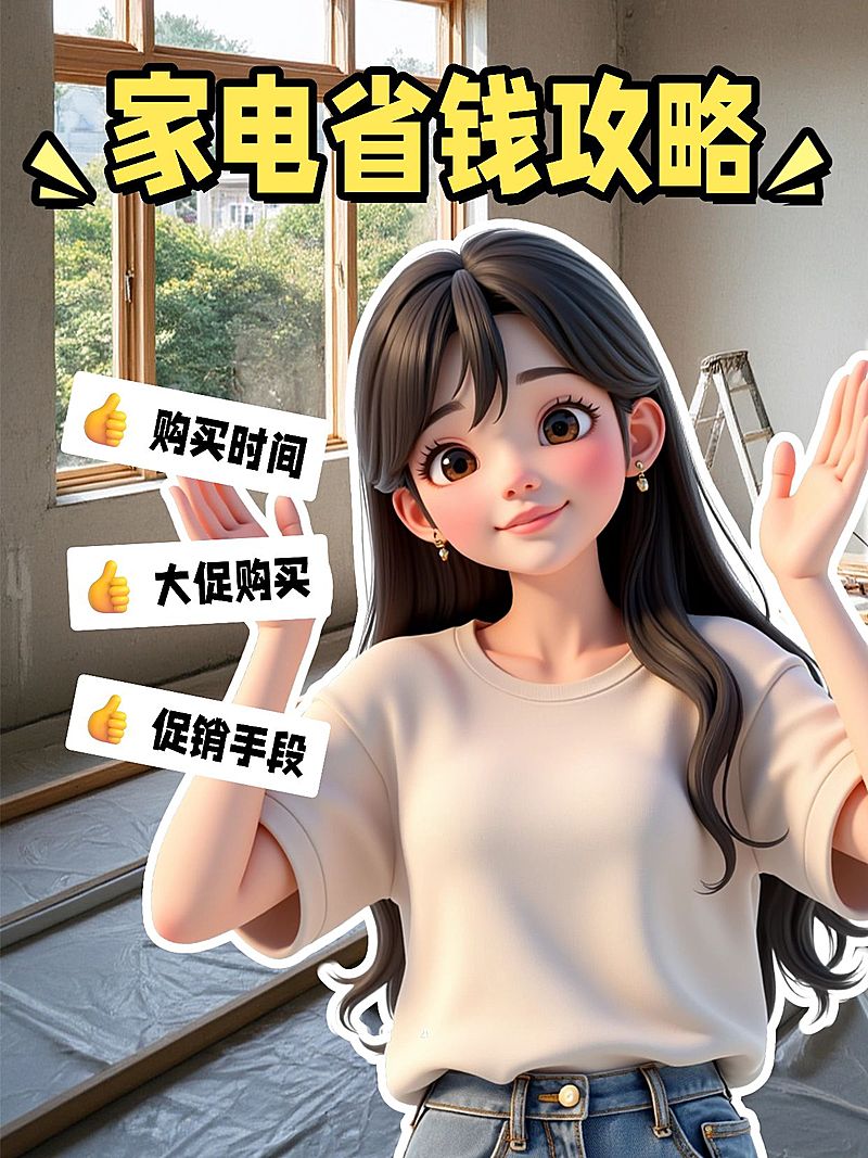 家居攻略测评小红书封面aigc