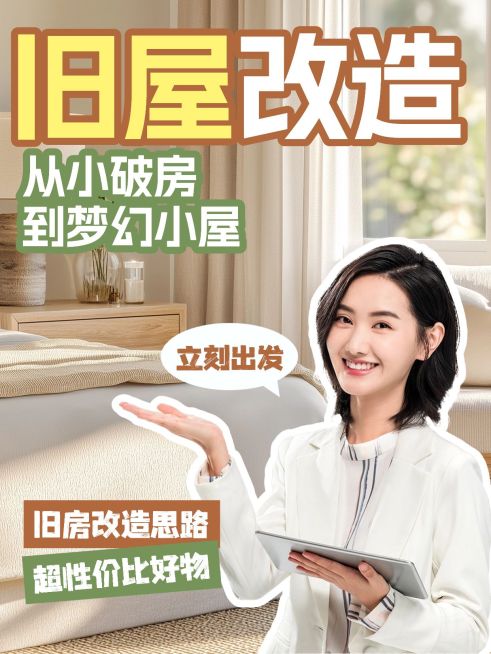 家居装修好物推荐种草小红书封面aigc预览效果