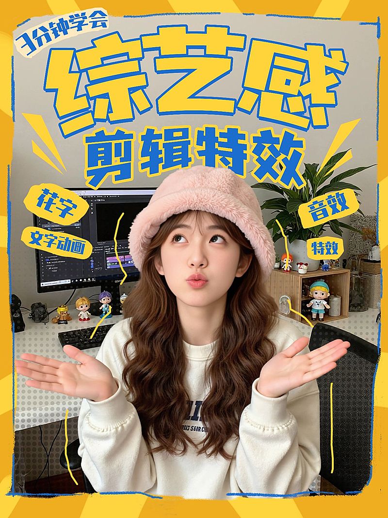 综艺感剪辑攻略分吸睛网感人像小红书封面