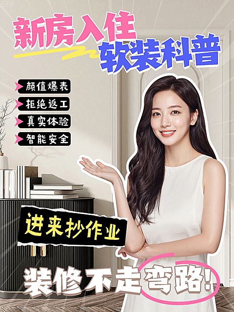 家居科普攻略分享小红书封面