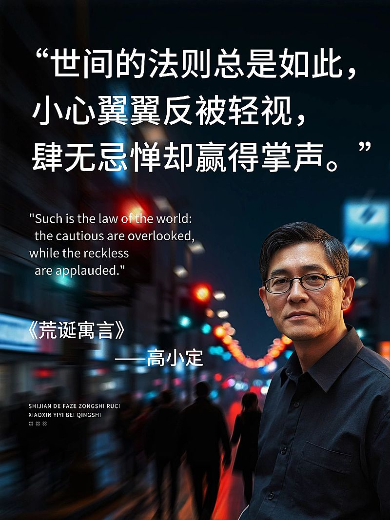 情感语录金句分享实景人像抠图文艺感小红书封面