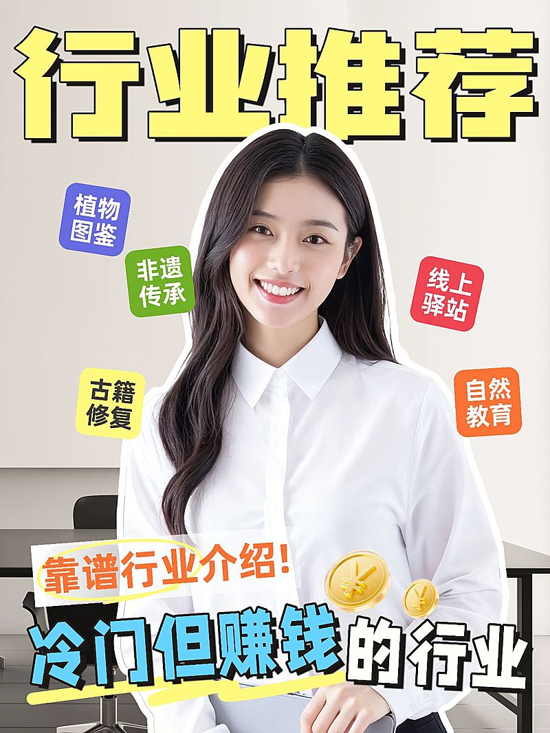 行业推荐求职攻略指南科普分享小红书封面