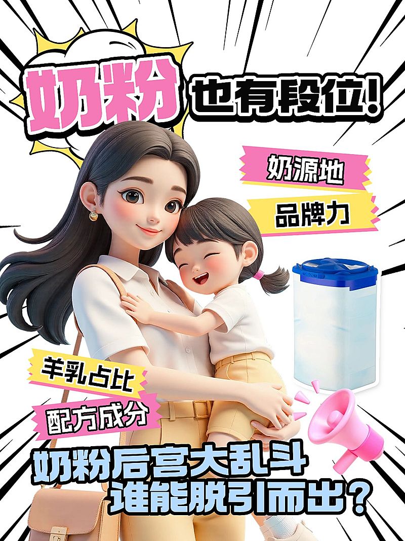 母婴亲子攻略测评小红书封面aigc