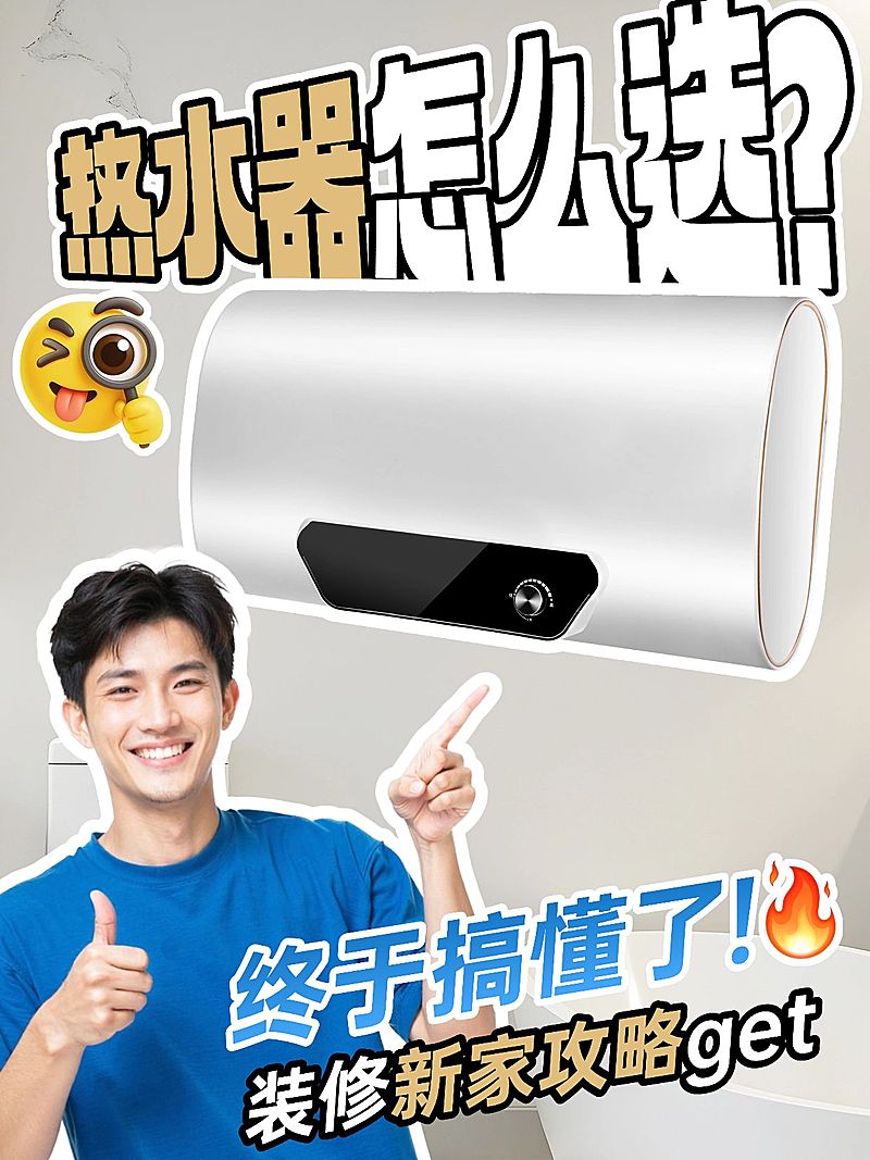 家居装修电器选购指南攻略分享小红书封面aigc