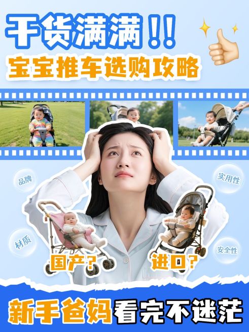 母婴攻略科普分享小红书封面预览效果