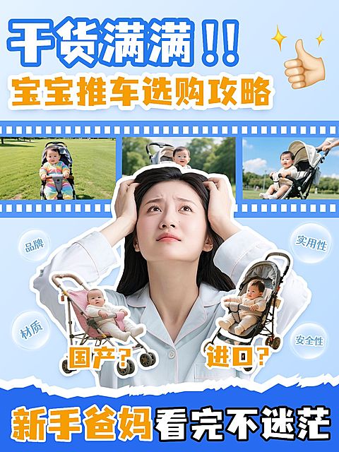 母婴攻略科普分享小红书封面