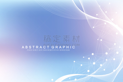 点连成线,生活方式,矢量,波形,背景,绘画插图,成一排,联系,流动,行动