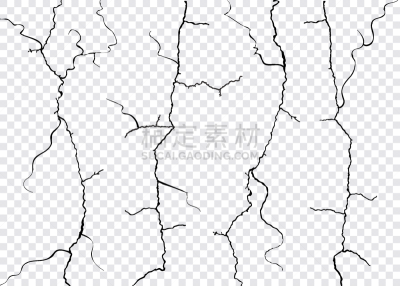分离着色,破碎的,图像,损坏的,模板,古董,矢量,收集,骨折