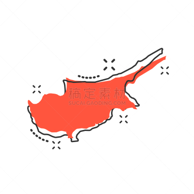 塞浦路斯,图标,轮廓,白色,城镇,边界,图表,领土行为