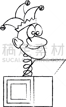 盒子,玩具,分离着色,可爱的,奇异小人玩具盒,塑胶,图像,小的,矢量