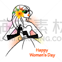 女人,全球通讯,幸福,贞德,8日,华丽的,请柬,行军,问候