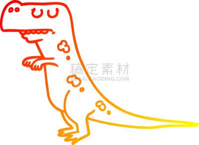 热,山,恐龙,铅笔画,卡通,可爱的,图像,史前时代,艺术,性格