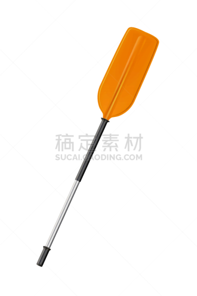 桨,一个物体,白色背景,运动,橙色,船,皮船,品牌名称,河流,绘画插图