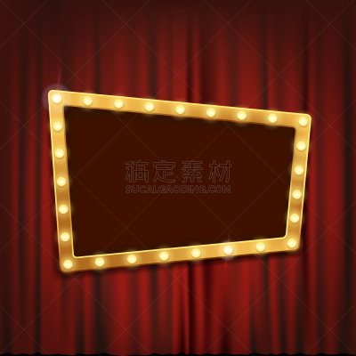 红色,黄金,窗帘,花鳞茎,边框,菜单,闪亮的,戏剧表演,点燃