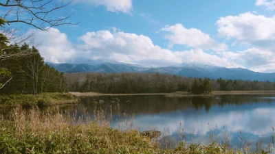 日本北海道Shiretoko国家公园的Shiretoko Five Lake，Shiretoko Goko，拍摄于 