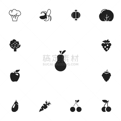 符号,水果,数字13,有机食品,食品,膳食,图像,花椰菜,枝,烹调