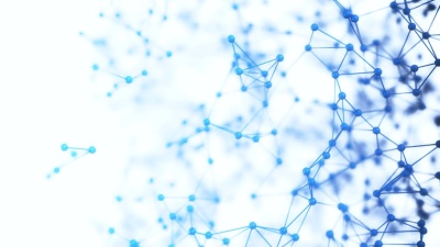 抽象分子结构。