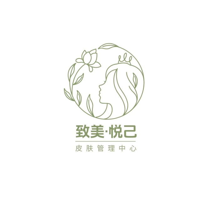 美业线条拟物LOGO预览效果