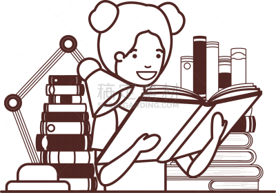 女孩,书,学生,手,世界读书日,书店,女人,儿童,童年,读书