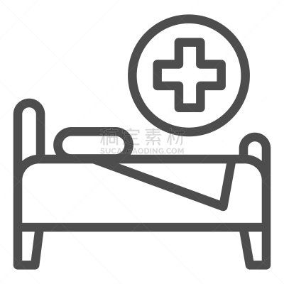床,绘画插图,白色,轮廓,数字10,矢量,移动应用程序,恢复,设计
