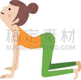 瑜伽,女人,母鹿,人,白色背景,仅日本人,运动,生活方式,图像