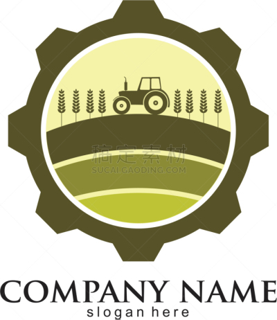 agriculture logo template design icon sign or