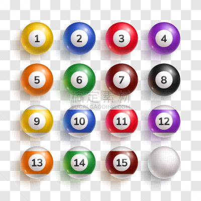 台球,色彩鲜艳,数字,分离着色,白色,数字9,球体,数字0,休闲,收集