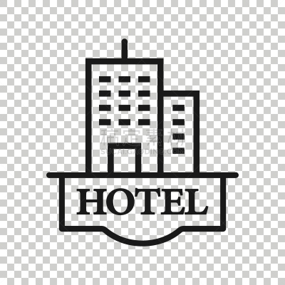 酒店,住宅房间,标志,小旅馆,绘画插图,建筑外部,计算机图标,商务,矢量