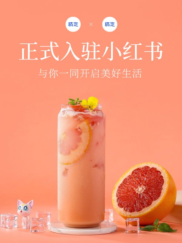 点击进入编辑 小红书入驻品牌宣传小红书封面预览效果