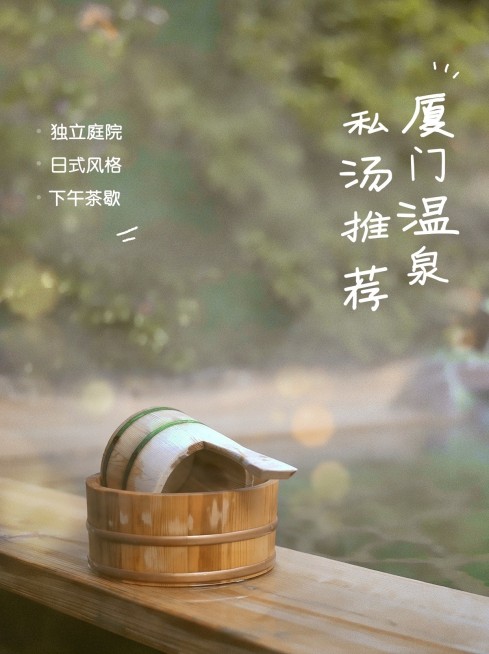 冬季温泉地推荐小红书封面预览效果