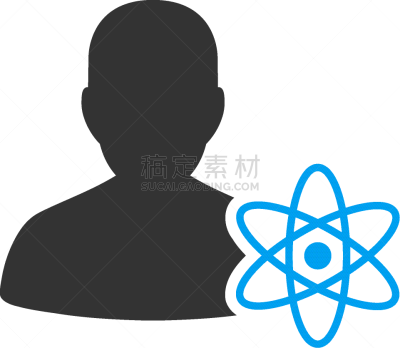 物理学家,科学,平坦的,计算机图标,理论设计标签,专门技术,发明家,白色背景,智慧,男人