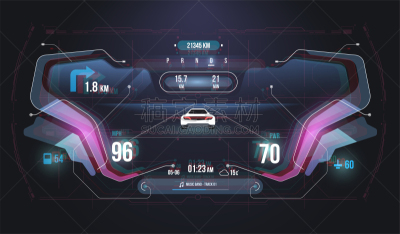 汽车,网络空间,速度计,仪表板,插画,显示器,数据,联系