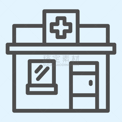 健康保健,轮廓,数字10,商店,药房,矢量,移动应用程序,布告,白色背景,设计
