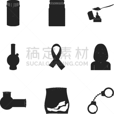 巨大的,黑色,计算机图标,分离着色,品牌名称,矢量,收集