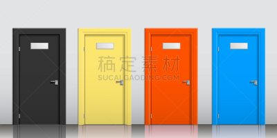 反差,门,概念,房屋,简单,盘子,家具,陈列室,矢量,选择