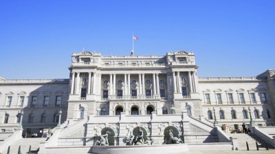 视频拍摄于华盛顿特区国会图书馆