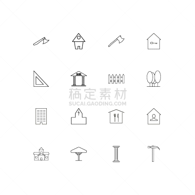 直的,建筑业,建筑体,计算机图标,房地产,房屋,斧,三角板,餐馆,矢量