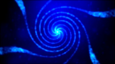 粒子螺旋涡流-环蓝